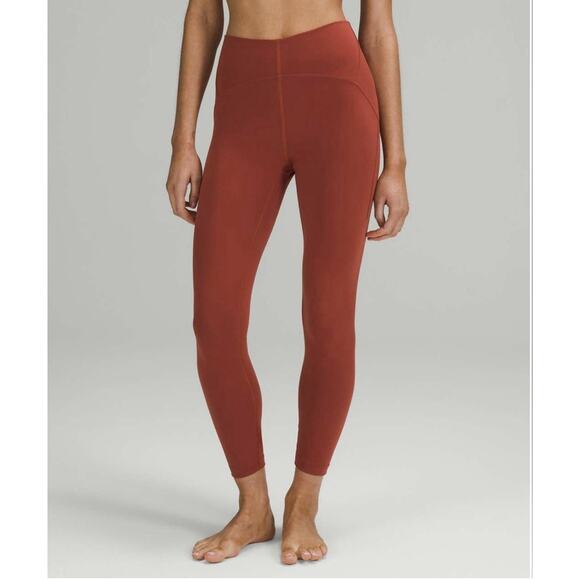 Lululemon InStill High Rise Tight 25” Cayenne Size 2 NWT Yoga Leggings Red - Picture 1 of 12